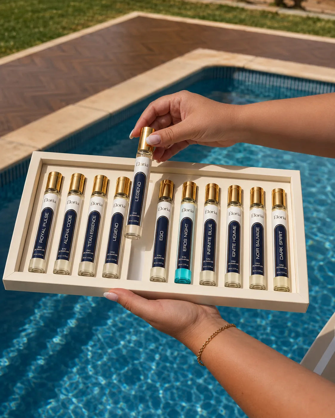 Coffret Éloria — 10 Parfums · L'Expérience Absolue men edition