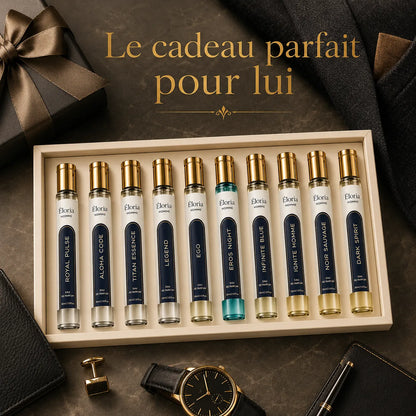 Coffret men Éloria — 10 Parfums · L'Expérience Absolue