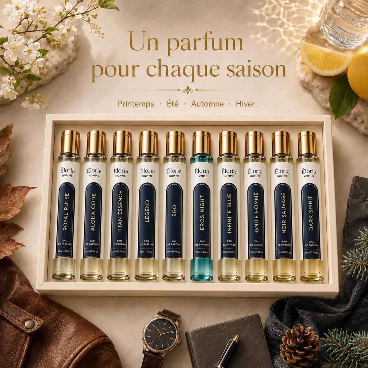 Un parfum pour chaque saison.