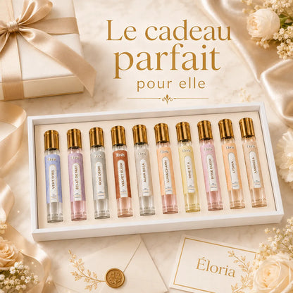 Coffret women Éloria — 10 Parfums · L'Expérience Absolue
