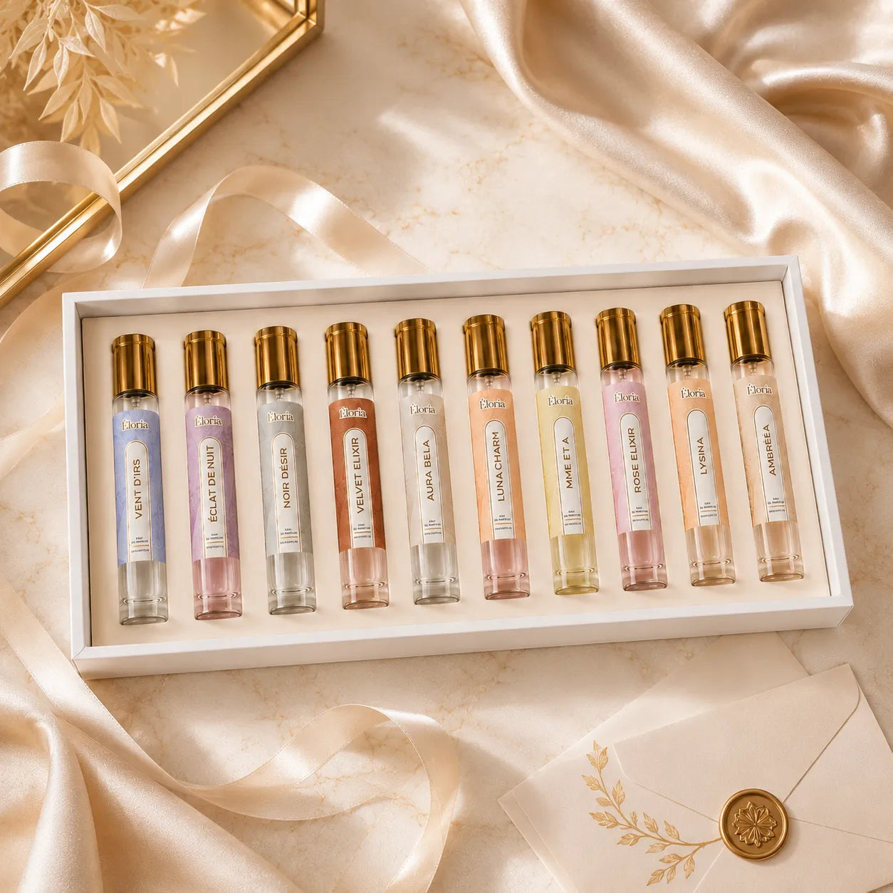 Coffret women Éloria — 10 Parfums · L'Expérience Absolue