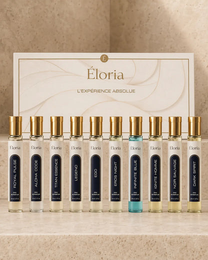 Coffret Éloria — 10 Parfums · L'Expérience Absolue men edition